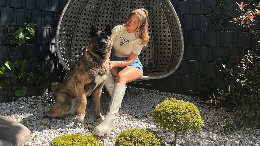Laura Maria Rypa musste mal von ihrem Hund beschützt werden!
