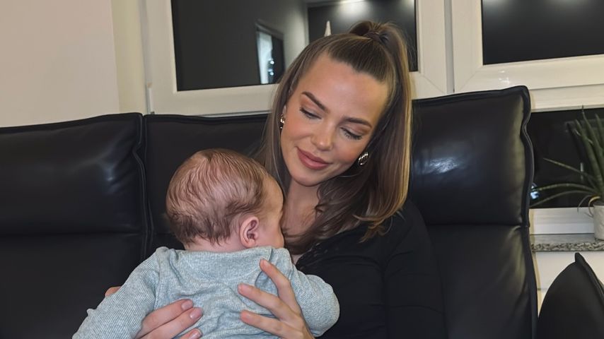 Laura Maria Rypa, Influencerin, mit ihrem Sohn