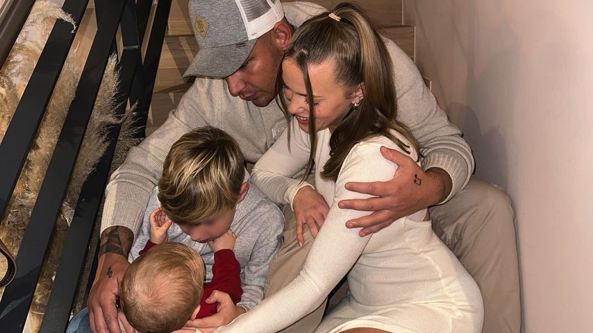 Laura Maria Rypa und Pietro Lombardi mit Leano und Alessio