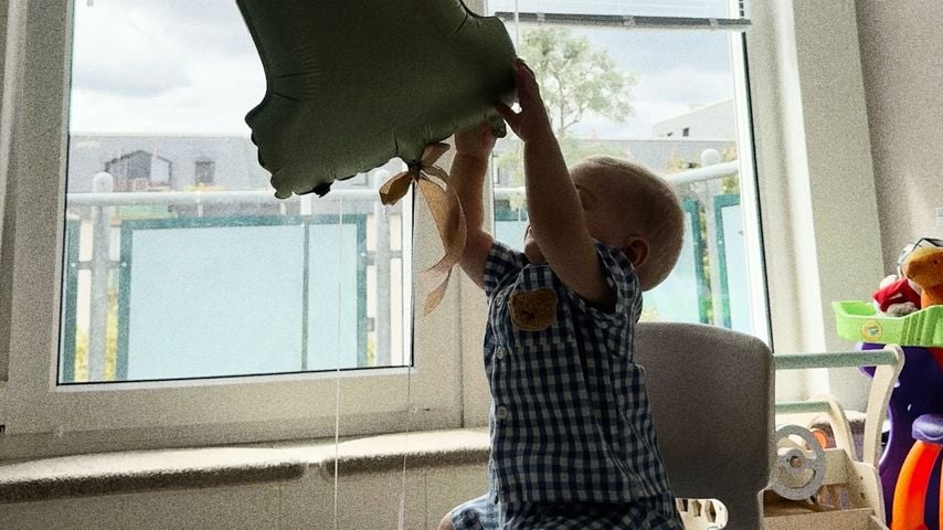 Laura Maria Rypas Sohn Amelio an seinem ersten Geburtstag