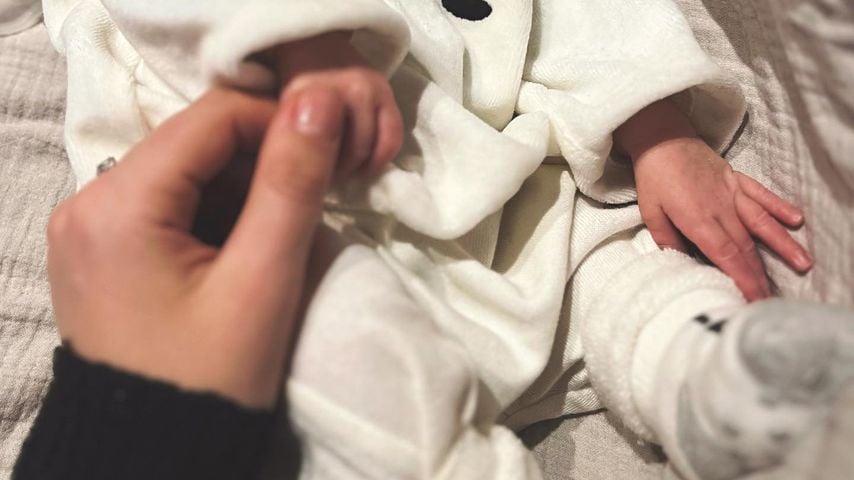 Laura Maria Rypas Sohn Leano im Januar 2023