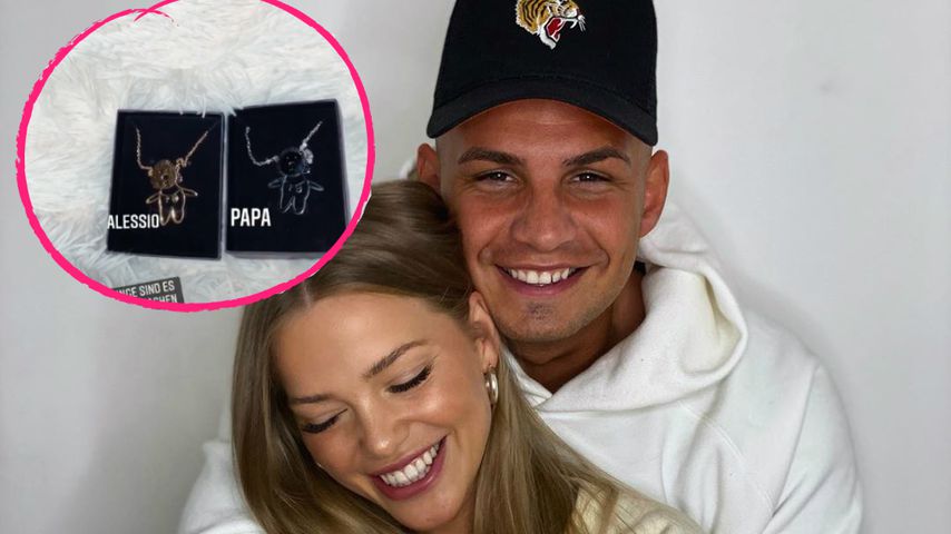 Süß: Laura schenkt Pietro und Alessio Papa-Sohn-Ketten