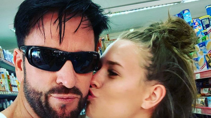 Wendler & Laura zeigen sich bei enger Supermarkt-Schmuserei
