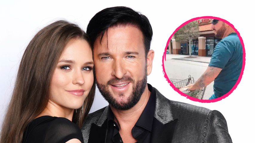 Bald Wendler-Baby? Michael übt schon "Kinderwagen schieben"