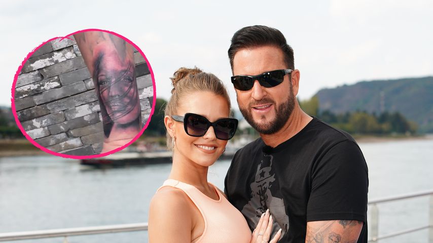 Als Tattoo! Michael Wendler trägt Lauras Gesicht auf dem Arm
