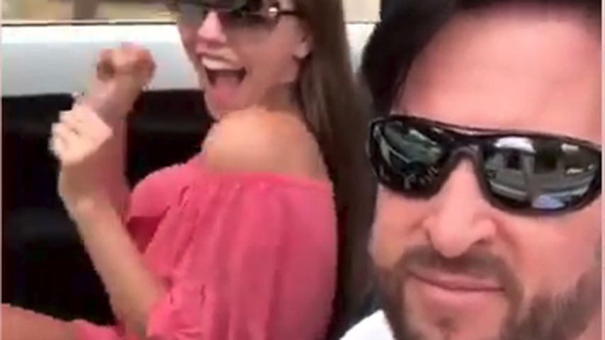 Laura Müller und Michael Wendler mit einem Gruß an Adeline Norberg, Juli 2019