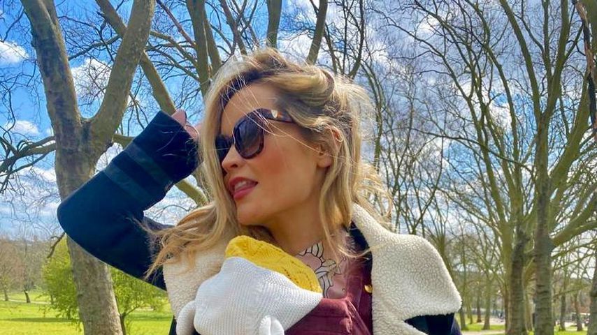 Laura Whitmore mit ihrer Tochter