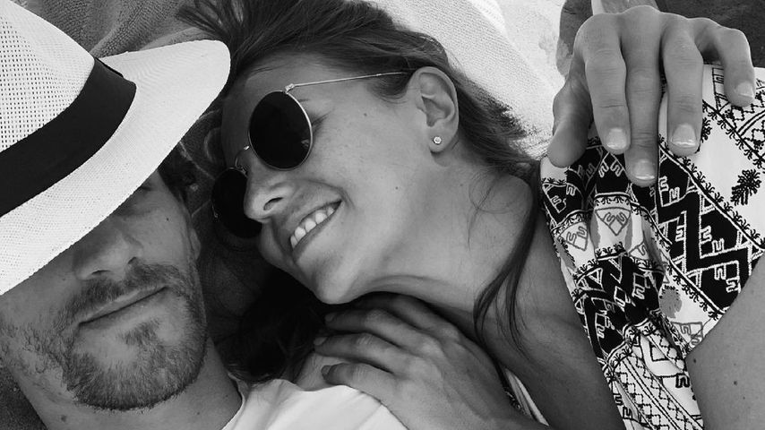 Laura Wontorra mit ihrem Freund Simon