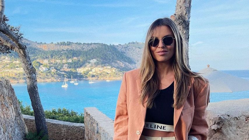 Laura Wontorra im Urlaub 2022