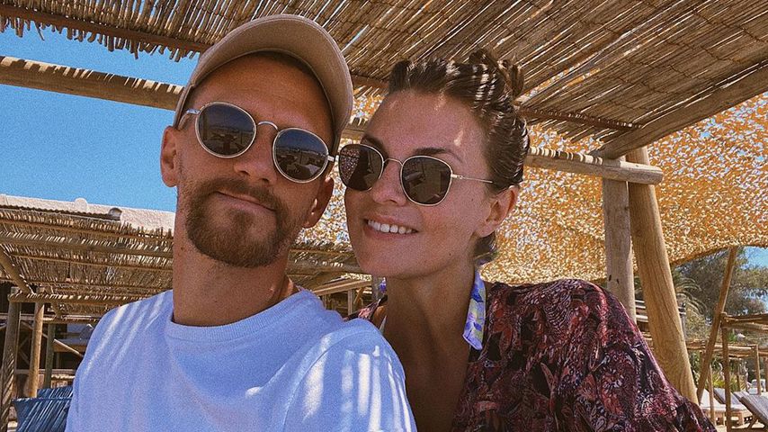 Simon Zoller und Laura Wontorra im Juli 2020