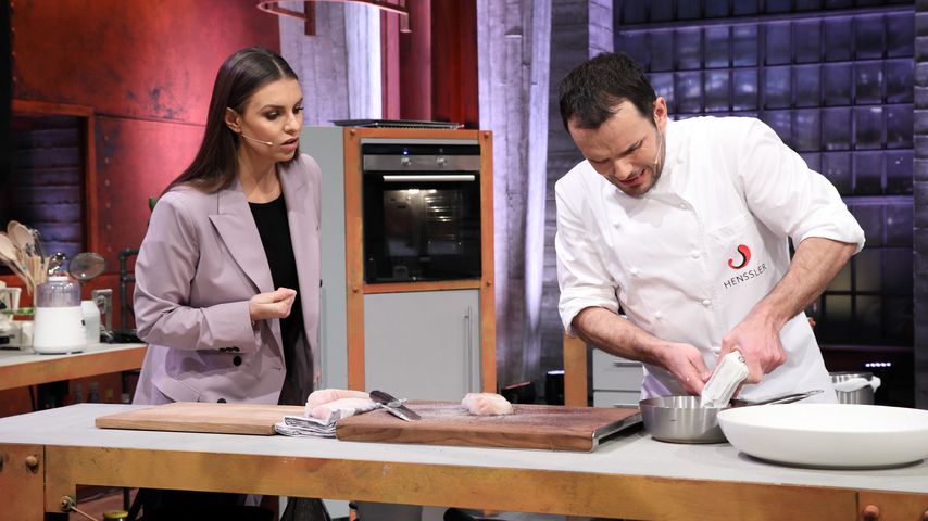 Laura Wontorra und Steffen Henssler bei "Grill den Henssler"