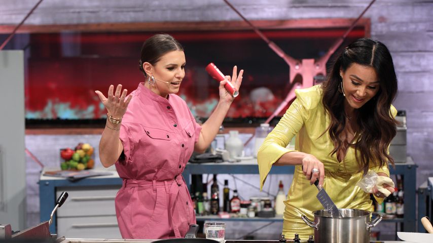 Laura Wontorra und Verona Pooth bei "Grill den Henssler" 2020