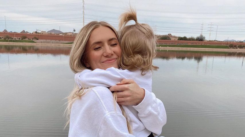 Lauren Burnham mit ihrer Tochter Alessi, 2020