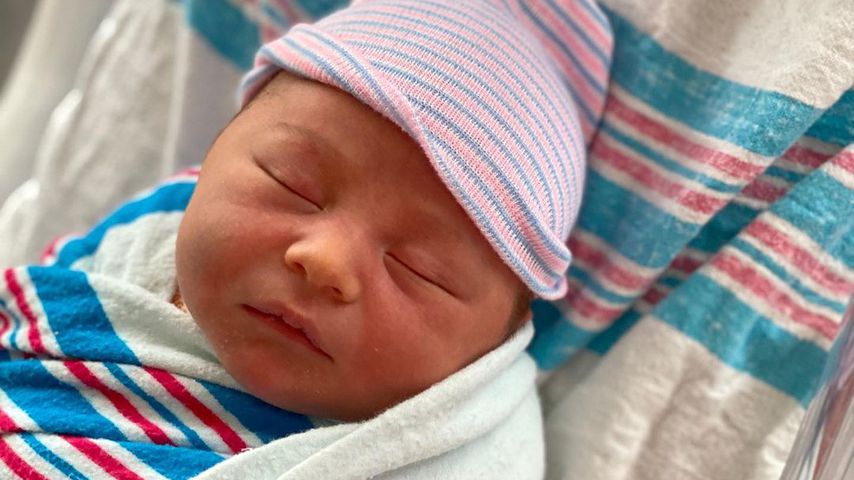 Lauren Bushs Sohn Robert Rocky, April 2021