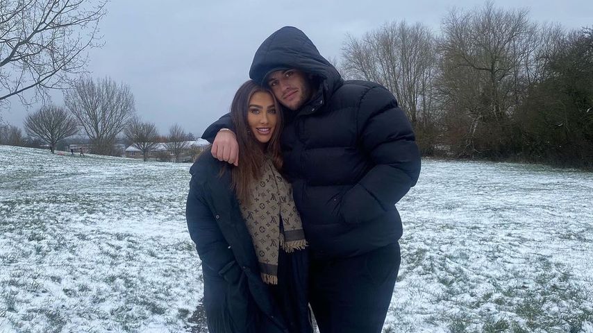 Lauren Goodger und Charles Drury im Februar 2021