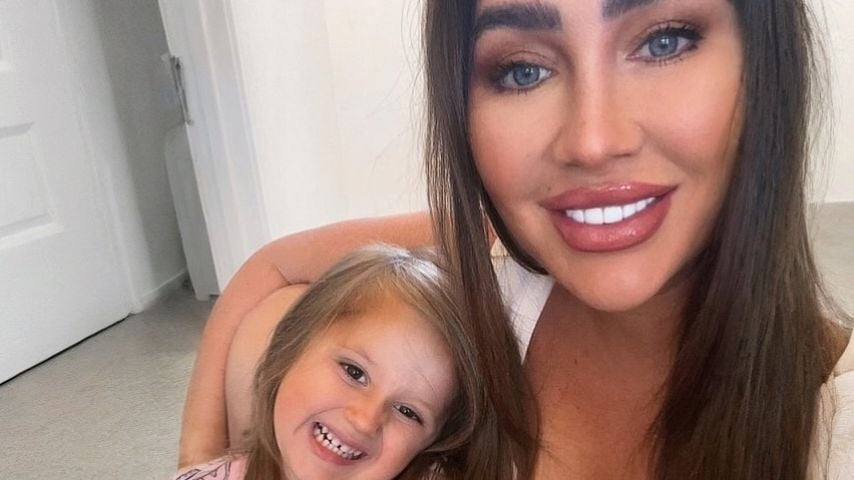 Lauren Goodger mit ihrer Tochter Larose