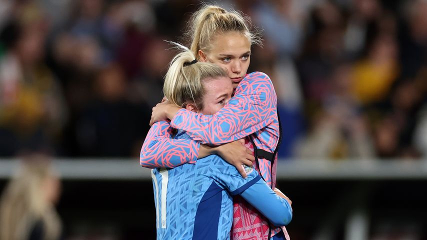 Lauren Hemp und Esme Morgan, englische Nationalspielerinnen
