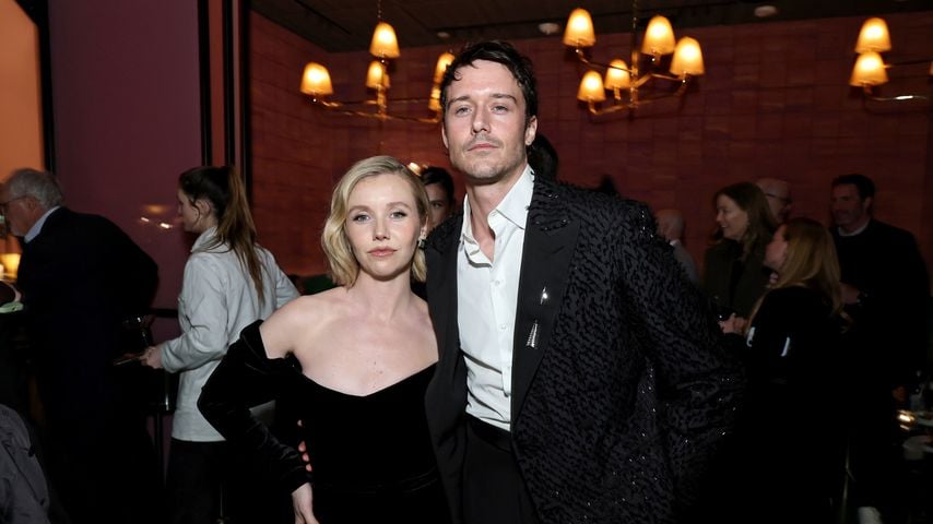 Lauren Lyle und César Domboy bei der Reception zur Red-Carpet-Premiere von "Outlander: The Final Season" in New York, März 2026