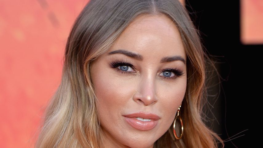 Lauren Pope bei der Premiere von "Rampage" in London, April 2018