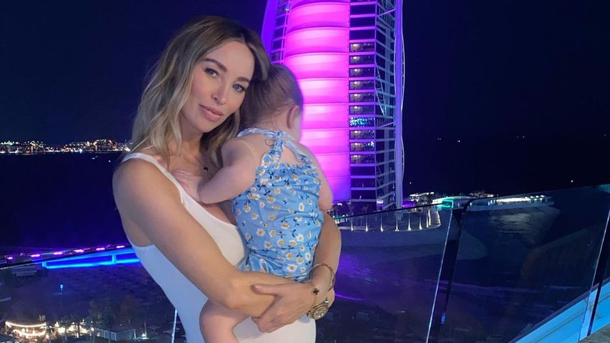 Lauren Pope mit ihrer Tochter
