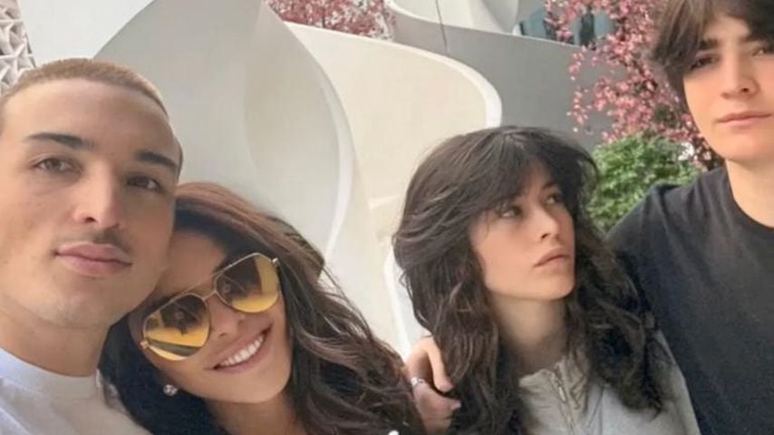 Lauren Sánchez mit ihren Kindern Nikko, Ella und Evan