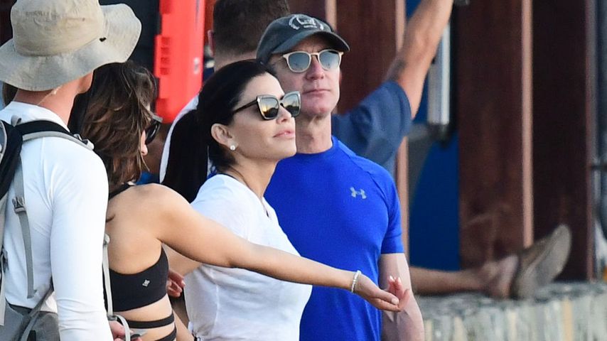 Lauren Sanchez und Jeff Bezos auf St. Barth