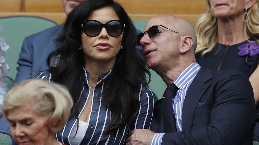 Lauren Sánchez und Jeff Bezos beim Wimbledon-Endspiel 2019