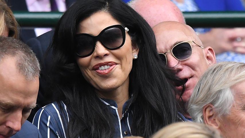 Lauren Sanchez und Jeff Bezos beim Endspiel in Wimbledon 2019