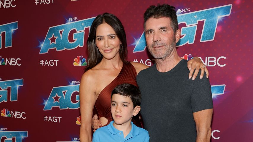 Lauren Silverman, Eric Cowell und Simon Cowell im September 2022