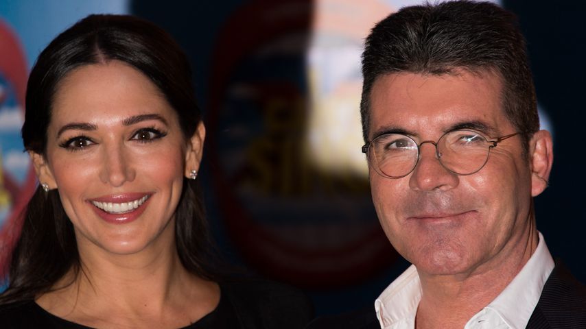 Lauren Silverman und Simon Cowell in London, 2014