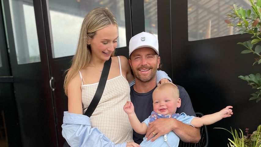Lauren und Chris Lane mit ihrem Sohn Dutton Walker