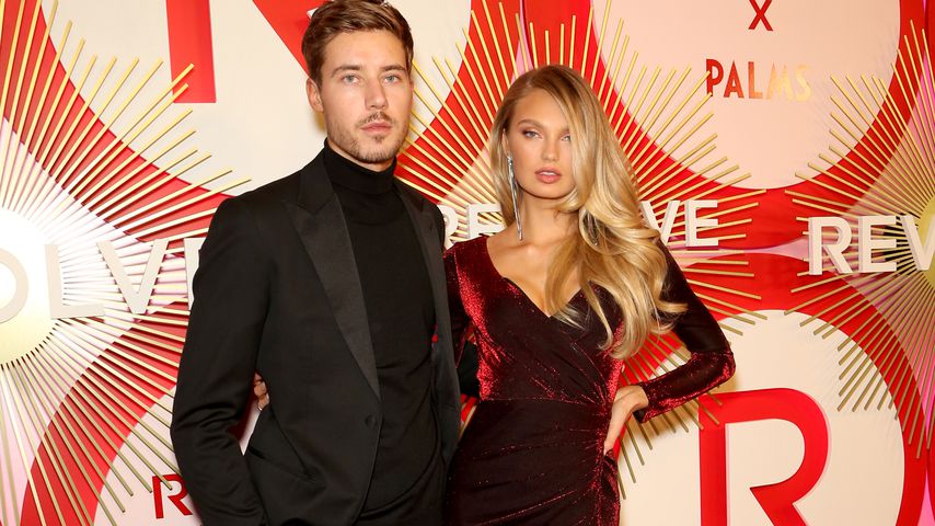 Laurens van Leeuwen und Romee Strijd im November 2018