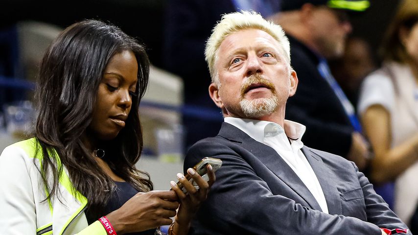 Layla Powell und Boris Becker bei den US Open 2019