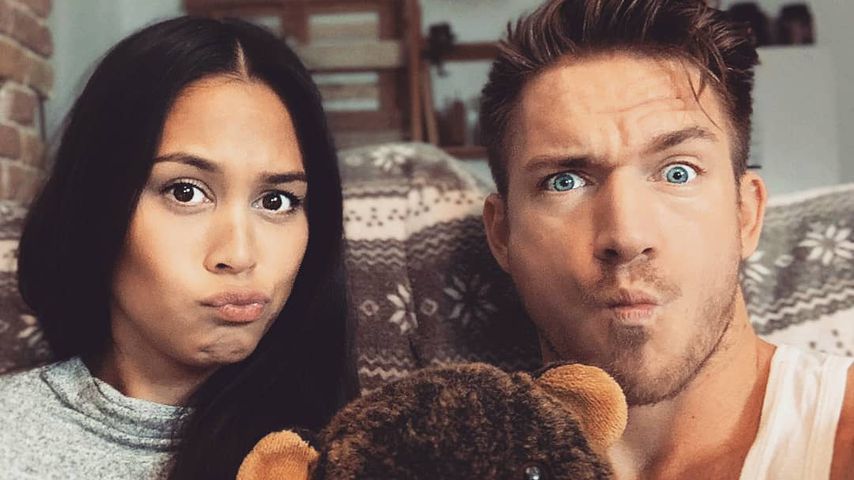 Lea und ihr Freund Patrick Fabian im November 2019