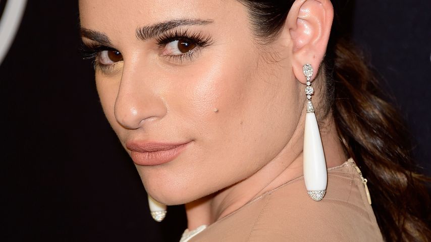 Süßer Trost: Hier kuschelt Lea Michele mit 'nem Mann im Bett