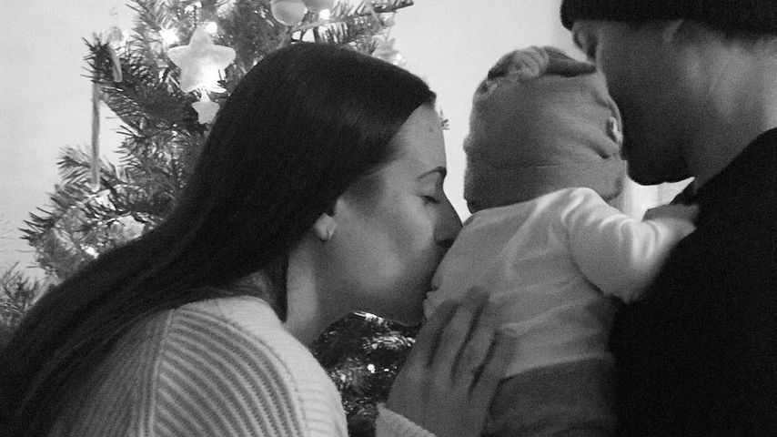 Lea Michele, ihr Sohn Ever und ihr Mann Zandy im Dezember 2020