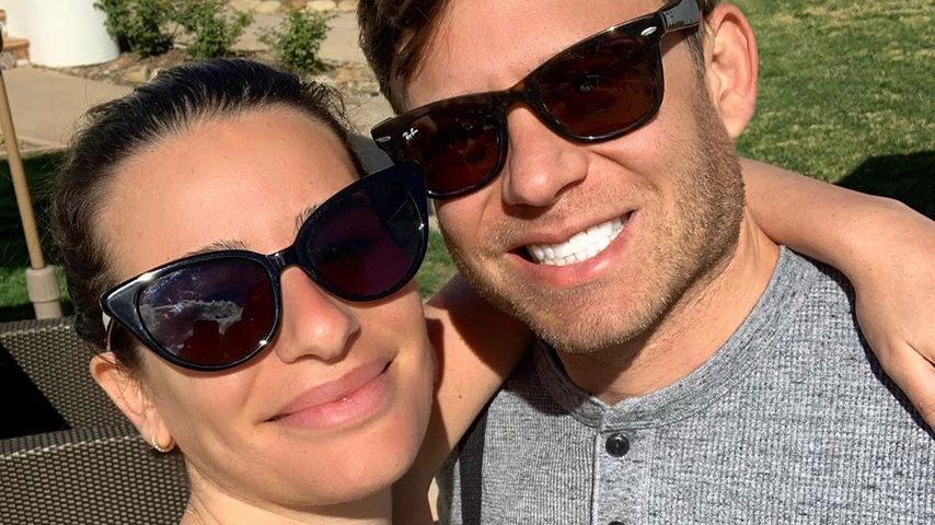 Lea Michele und Zandy Reich im April 2020