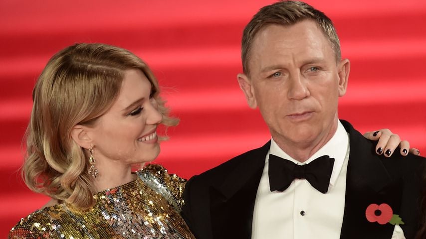 Léa Seydoux und Daniel Craig bei der Weltpremiere von "James Bond: Spectre" in London, Oktober 2015