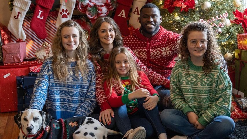 Leah Messer mit ihren Töchtern und ihrem Freund Jaylan Mobley