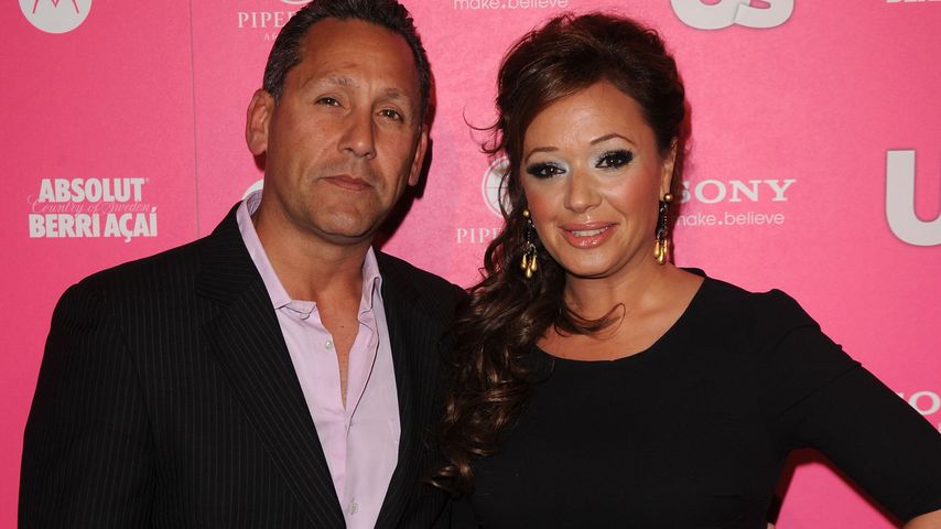 Angelo Pagan und Leah Remini im April 2010