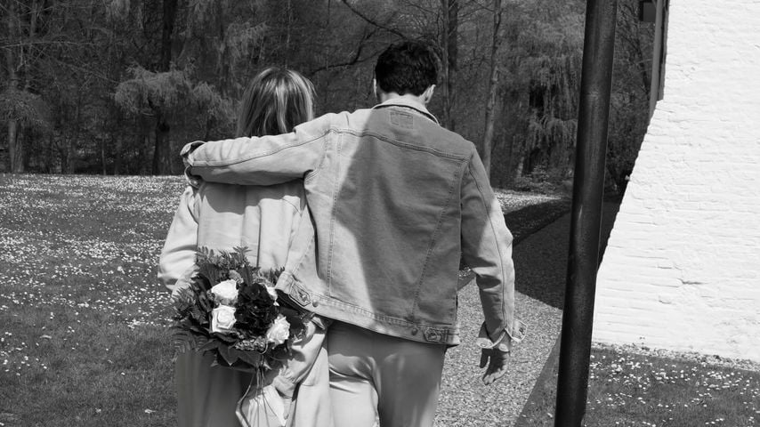 Leander Sacher mit seiner Mutter