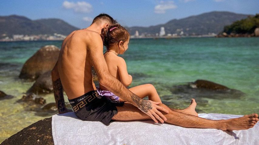 Leandro Teixeira und Elena Miras' Tochter Aylen