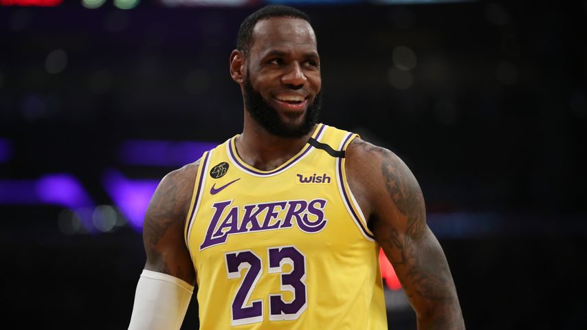 LeBron James bei einem Basketballspiel in L.A. im März 2020