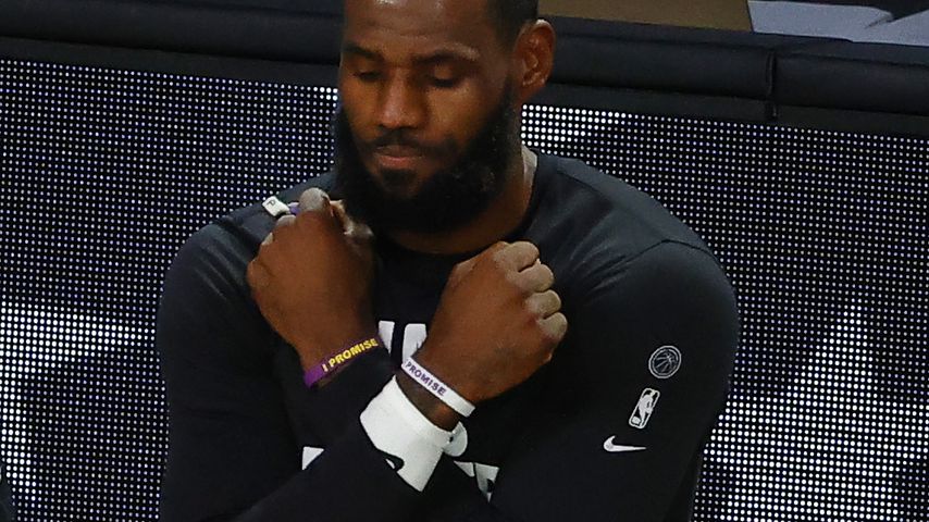 LeBron James bei einem NBA-Playoff-Spiel in Florida im August 2020