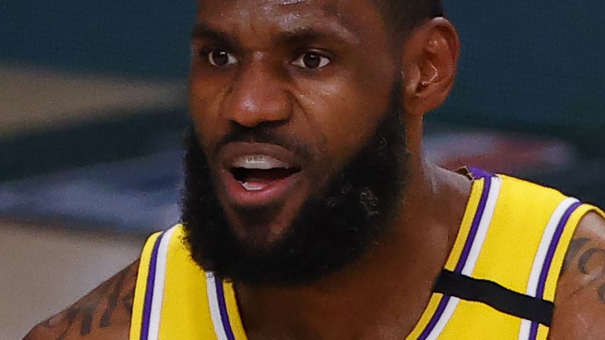 LeBron James bei einem NBA-Playoff-Spiel in Florida im August 2020