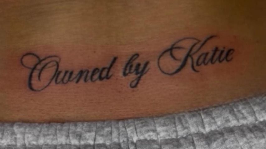 Lees Tattoo für seine Frau Katie