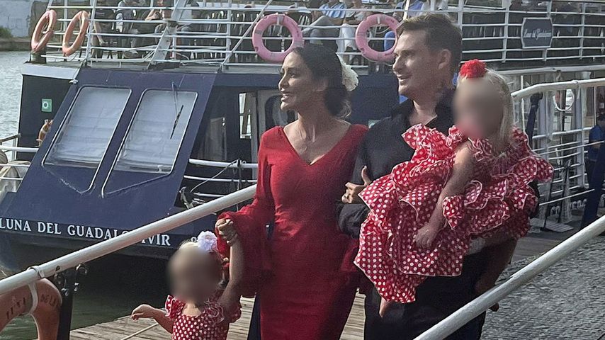 Lee Ryan mit seiner Frau Verity Paris und den gemeinsamen Kindern im Oktober 2024