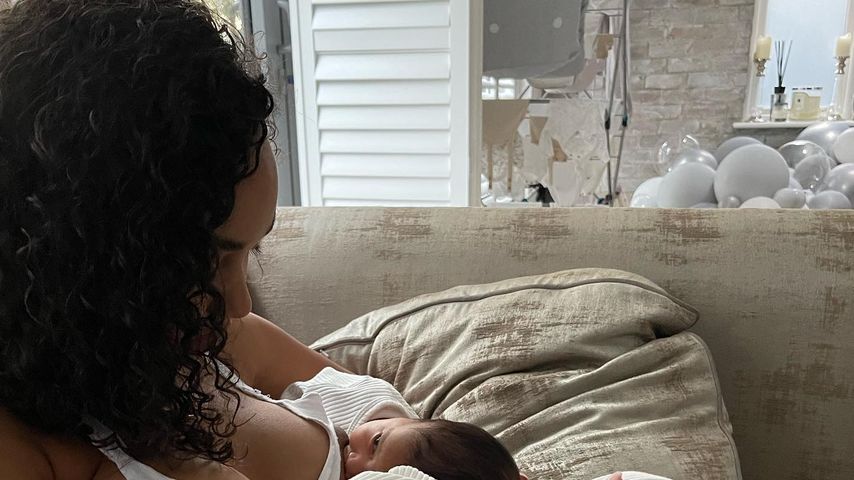 Leigh-Anne Pinnock mit ihren beiden Zwillingen