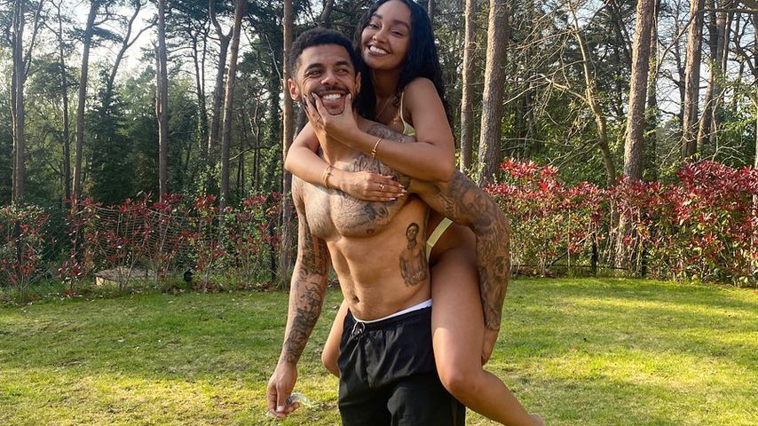 Leigh-Anne Pinnock und ihr Freund Andre Gray im April 2020