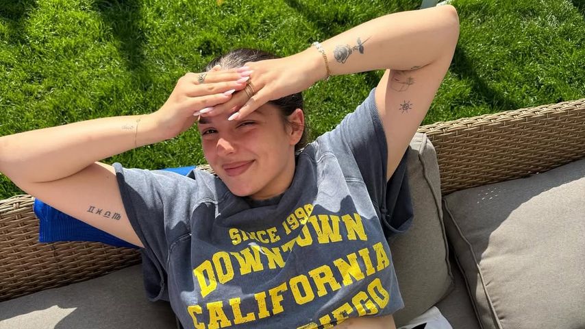 Lejla Höhn mit bemaltem Babybauch